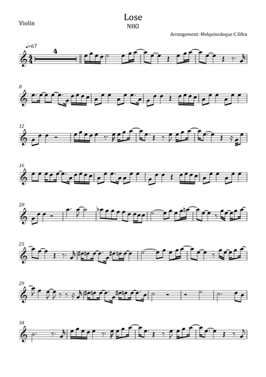 Lose (arr. Melquisedeque C.Silva)