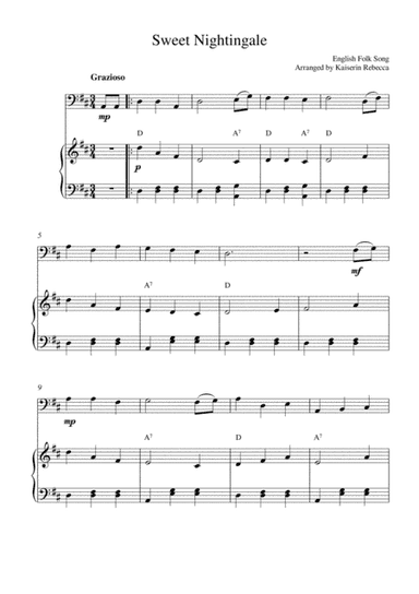 Sweet Nightingale (arr. Kaiserin Rebecca)