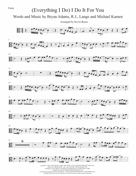 (Everything I Do) I Do It For You (arr. Kevin Busse)