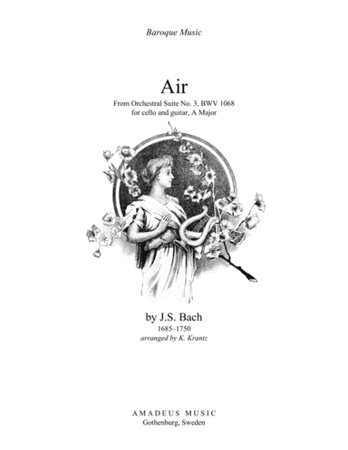 Air (on the G string) BWV 1068 for cello and guitar (A Major) (arr. K. Krantz)