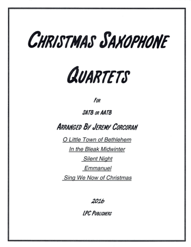 5 Christmas Carols for Saxophone Quartet (arr. Jeremy Corcoran)