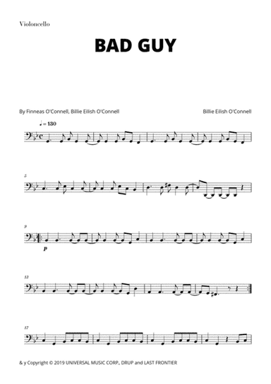 Bad Guy (arr. Cadenza Editions)