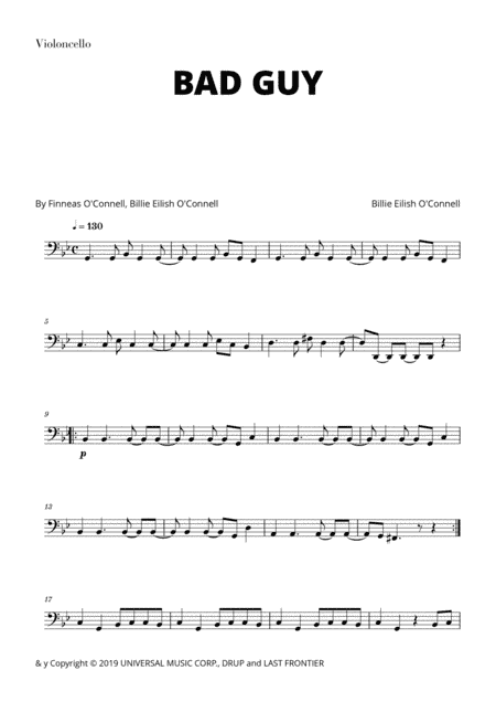 Bad Guy (arr. Cadenza Editions)