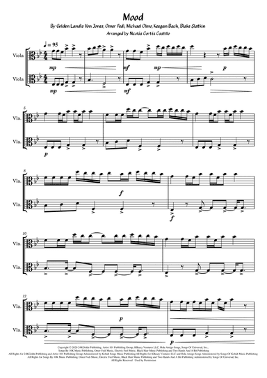 Mood (arr. Nicolás Cortés Castillo)