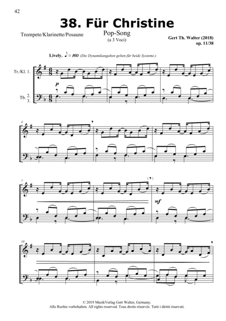 For Christine (from Brass Pop Romanticists)