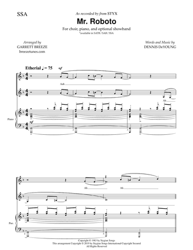 Mr. Roboto (arr. Garrett Breeze)