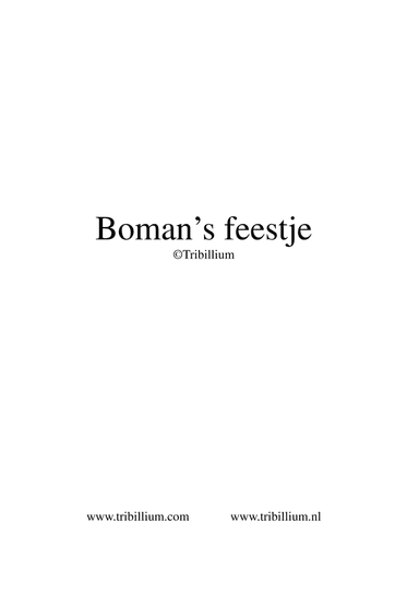 Boman's feestje