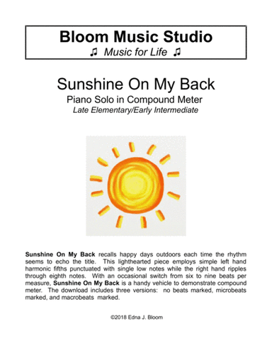 Sunshine on My Back
