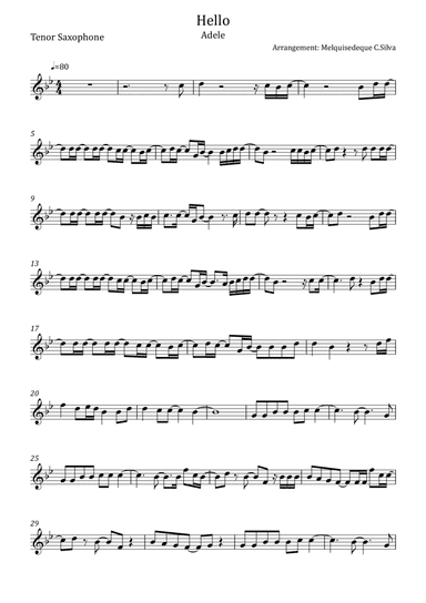 Hello (arr. Melquisedeque C.Silva)