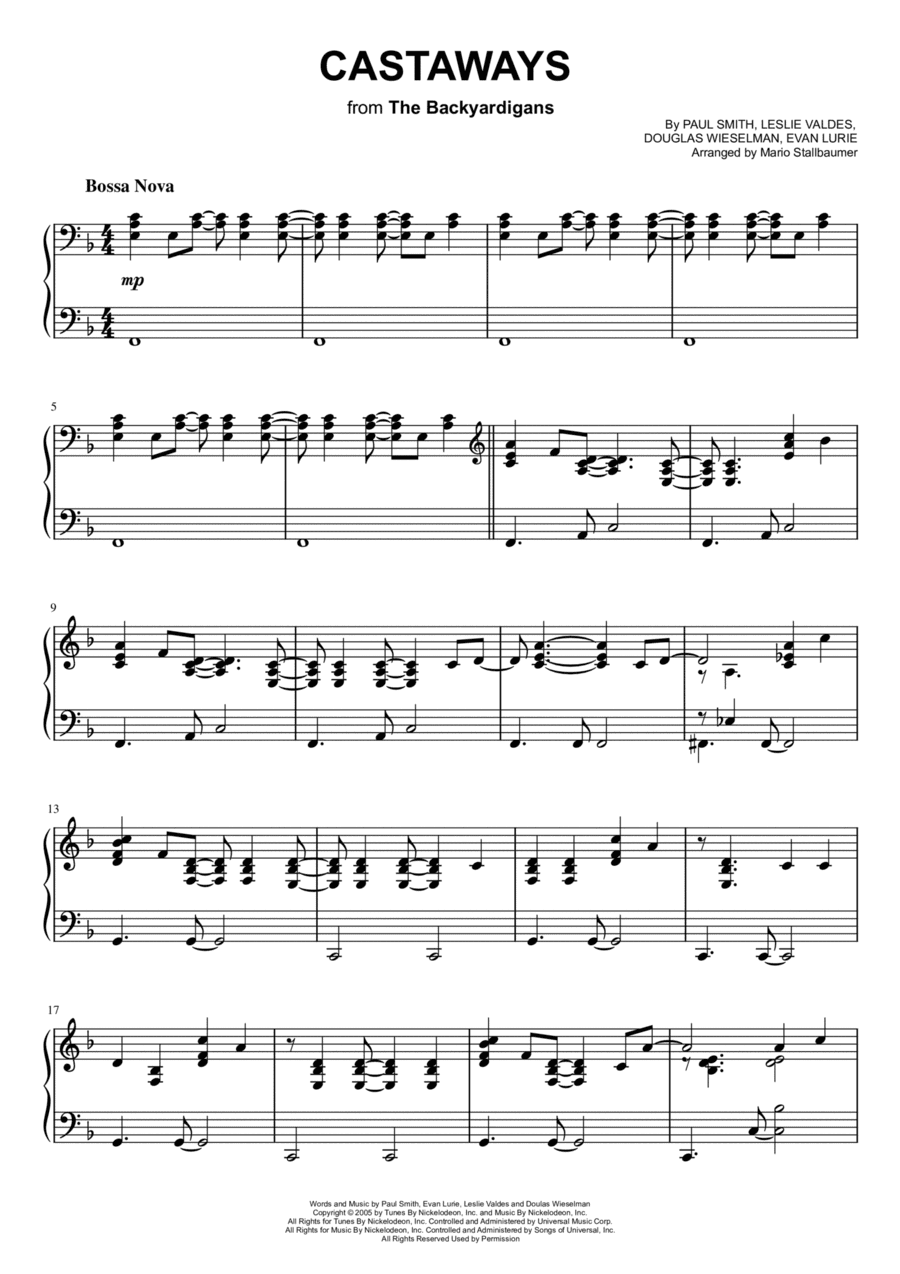 Castaways (arr. Mario Stallbaumer)