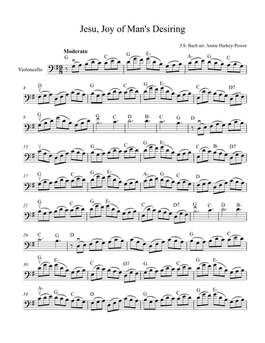 Jesu, Joy of Man's Desiring (arr. Annie Harkey-Power)