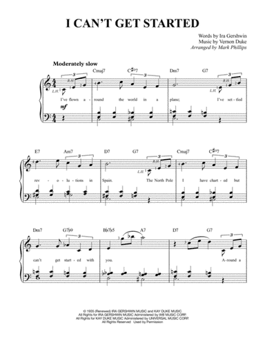 I Can't Get Started (arr. Mark Phillips)