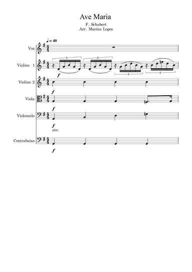 Ave Maria - Schubert (arr. Marina Lopes)
