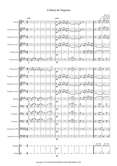 A Morte Do Vaqueiro (arr. João Marcos Maciel)