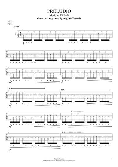 Cello Suite No.1 in G major, BWV 1007 : Prelude (arr. angelos tsoutsis)