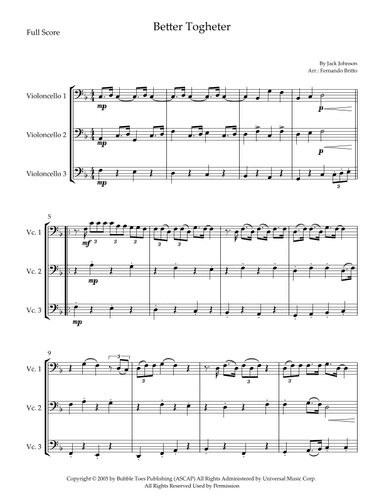 Better Together (arr. Fernando Britto)
