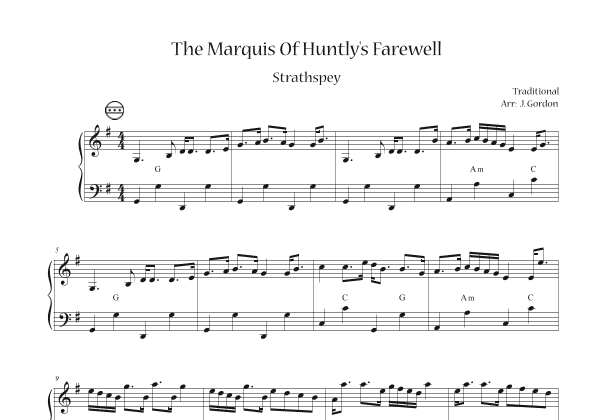 The Marquis Of Huntly's Farewell (arr. Julia Gordon)