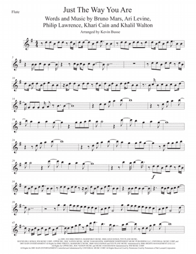 Just The Way You Are (arr. Kevin Busse)