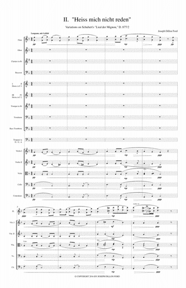 Symphony in F In Memoriam Johann Wolfgang von Goethe for orchestra - 2nd movement