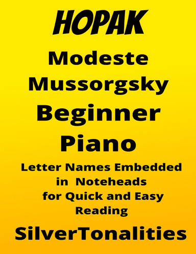 Hopak Beginner Piano Sheet Music (arr. SilverTonalities)