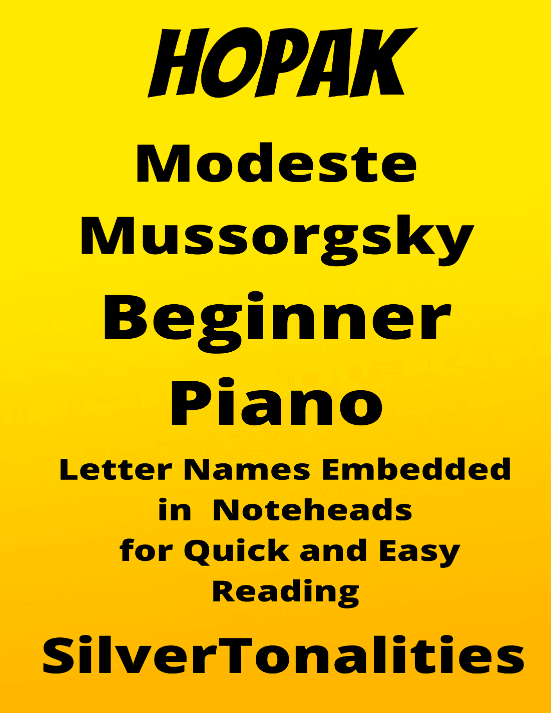 Hopak Beginner Piano Sheet Music (arr. SilverTonalities)