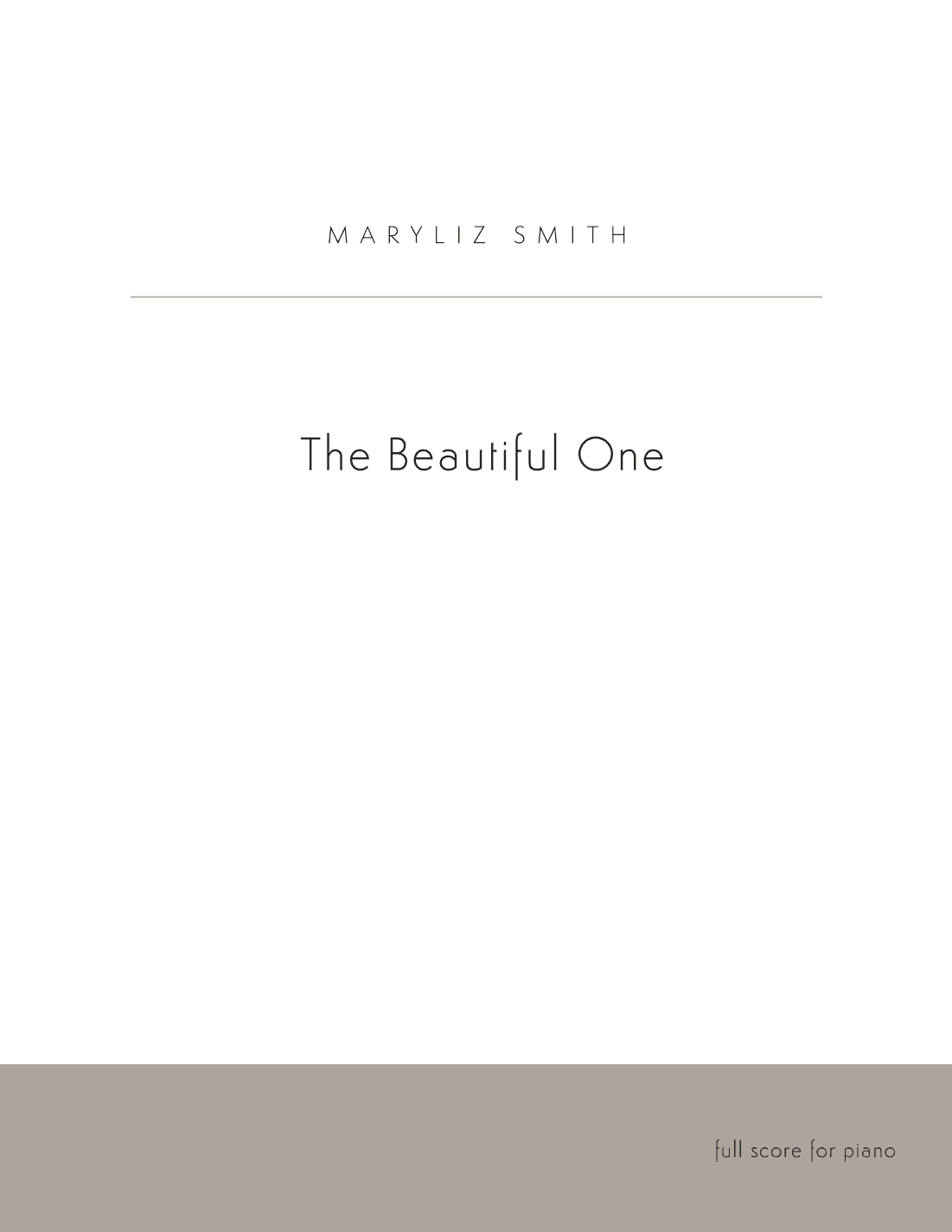 The Beautiful One