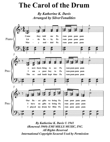 Carol Of The Drum (arr. SilverTonalities)