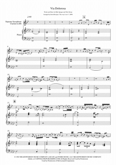 Via Dolorosa (arr. David Kocijan)