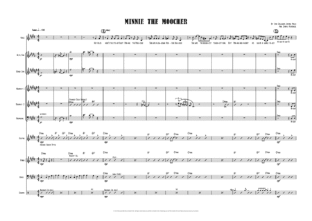 Minnie The Moocher (arr. Daryl McKenzie)