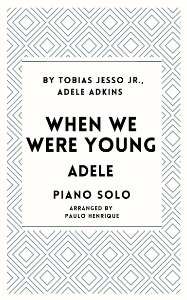 When We Were Young (arr. Paulo Henrique)