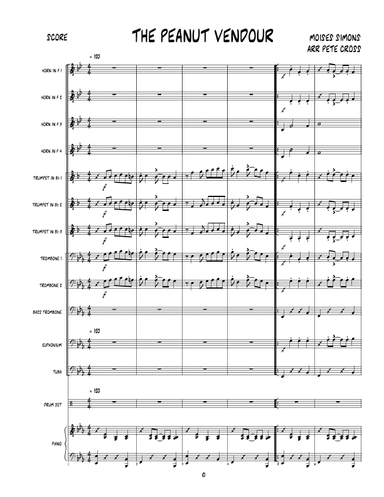 The Peanut Vendor (el Manisero) (arr. Pete Cross)