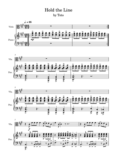 Hold The Line (arr. Anya Alston)