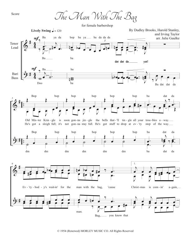 (everybody's Waitin' For) The Man With The Bag (arr. Julie Gaulke)