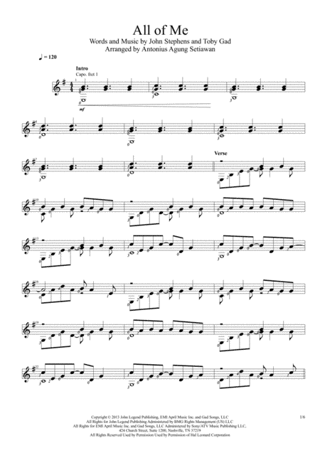 All Of Me (arr. Antonius Agung Setiawan)