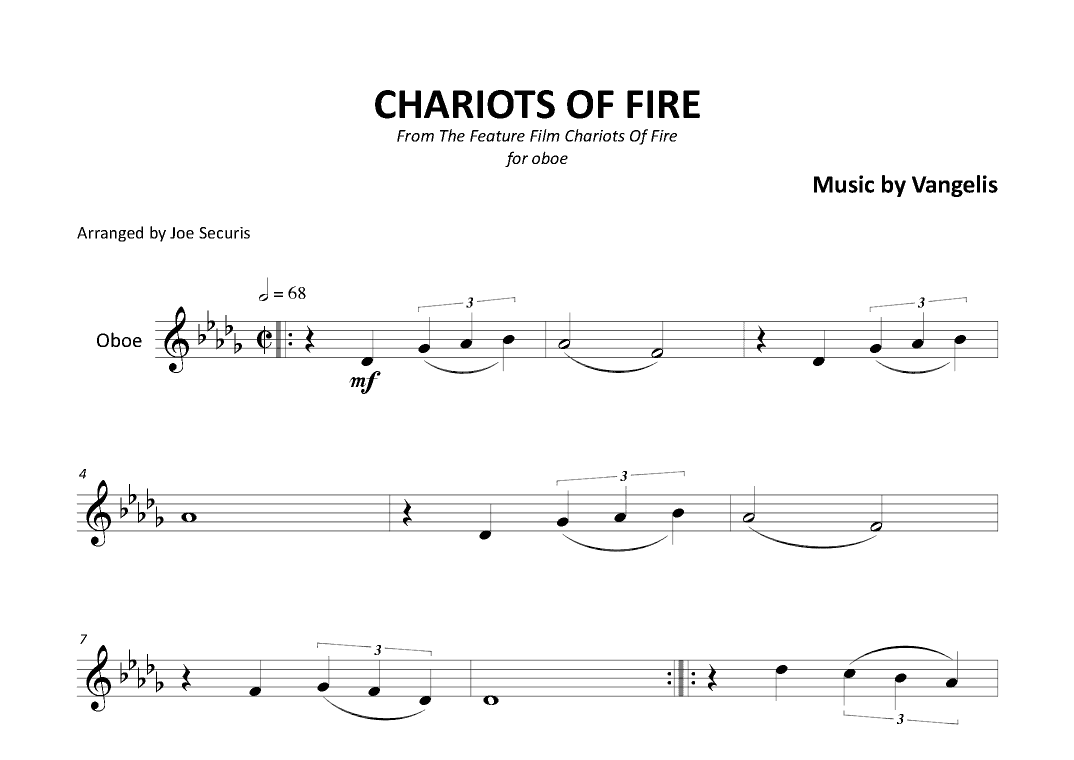 Chariots Of Fire (arr. Joe Securis)