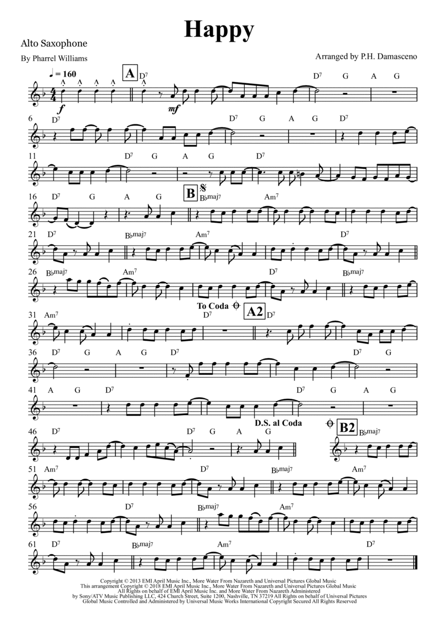 Happy (arr. P.H. Damasceno)