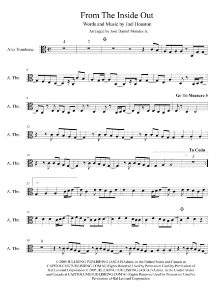From The Inside Out (arr. José Daniel Morales A.)