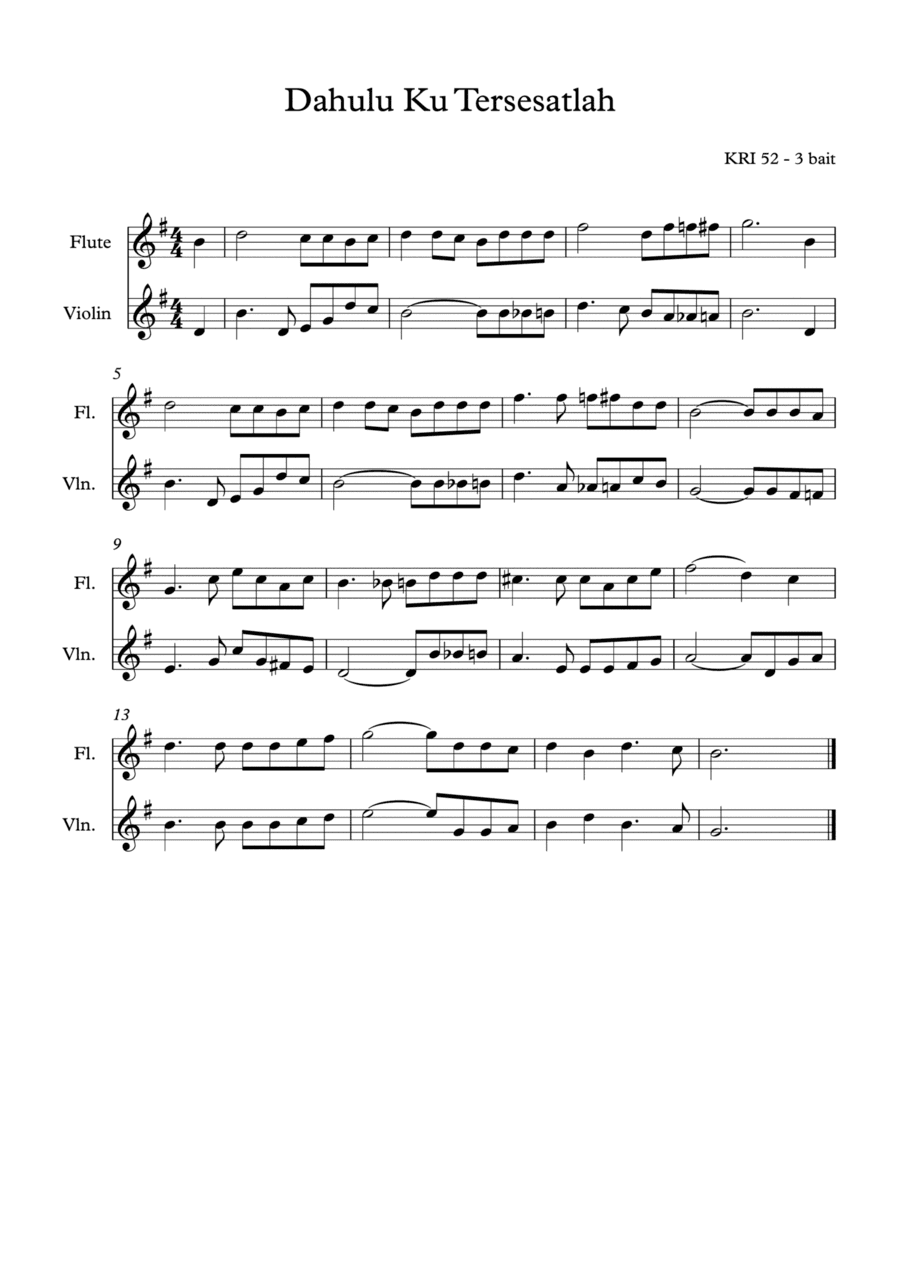 He Ransomed Me / Dahulu 'Ku Tersesatlah (arr. Angie Wiranata)