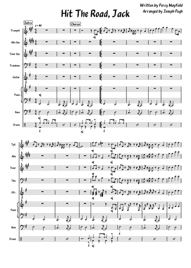 Hit The Road Jack (arr. Joseph Pugh)