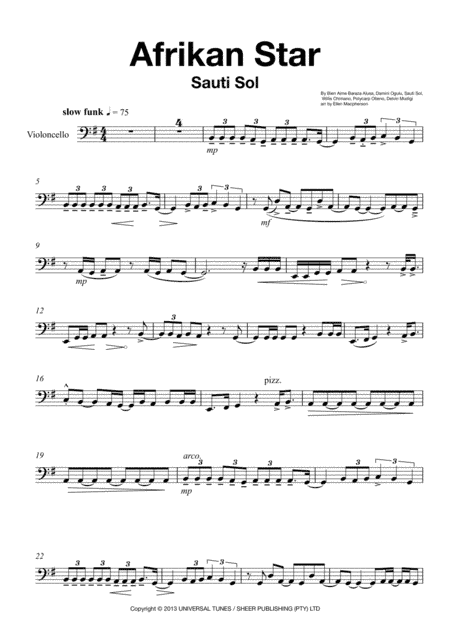 Afrikan Star (arr. Ellen Macpherson)