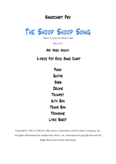 The Shoop Shoop Song (it's In His Kiss) (arr. Nigel Hanley)