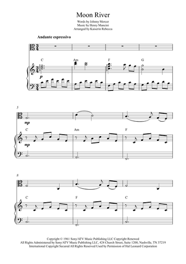 Moon River (arr. Kaiserin Rebecca)