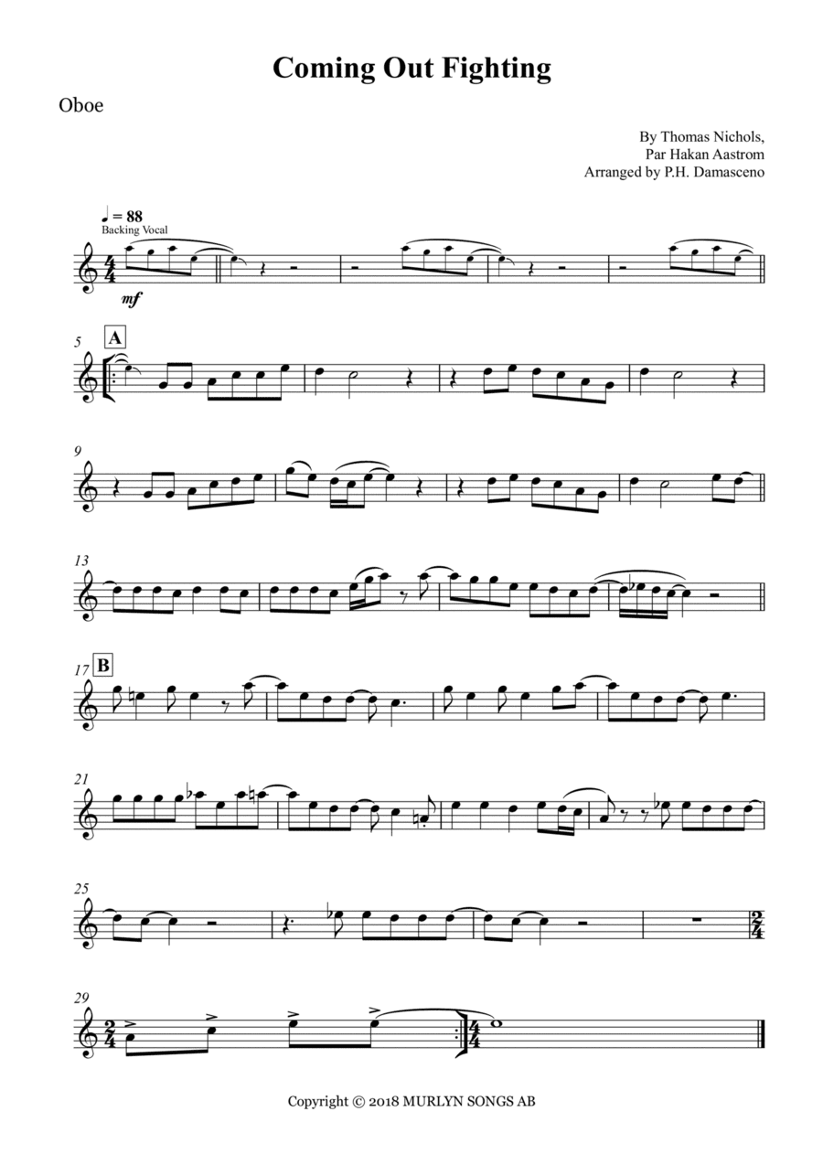 Coming Out Fighting (arr. P.H. Damasceno)