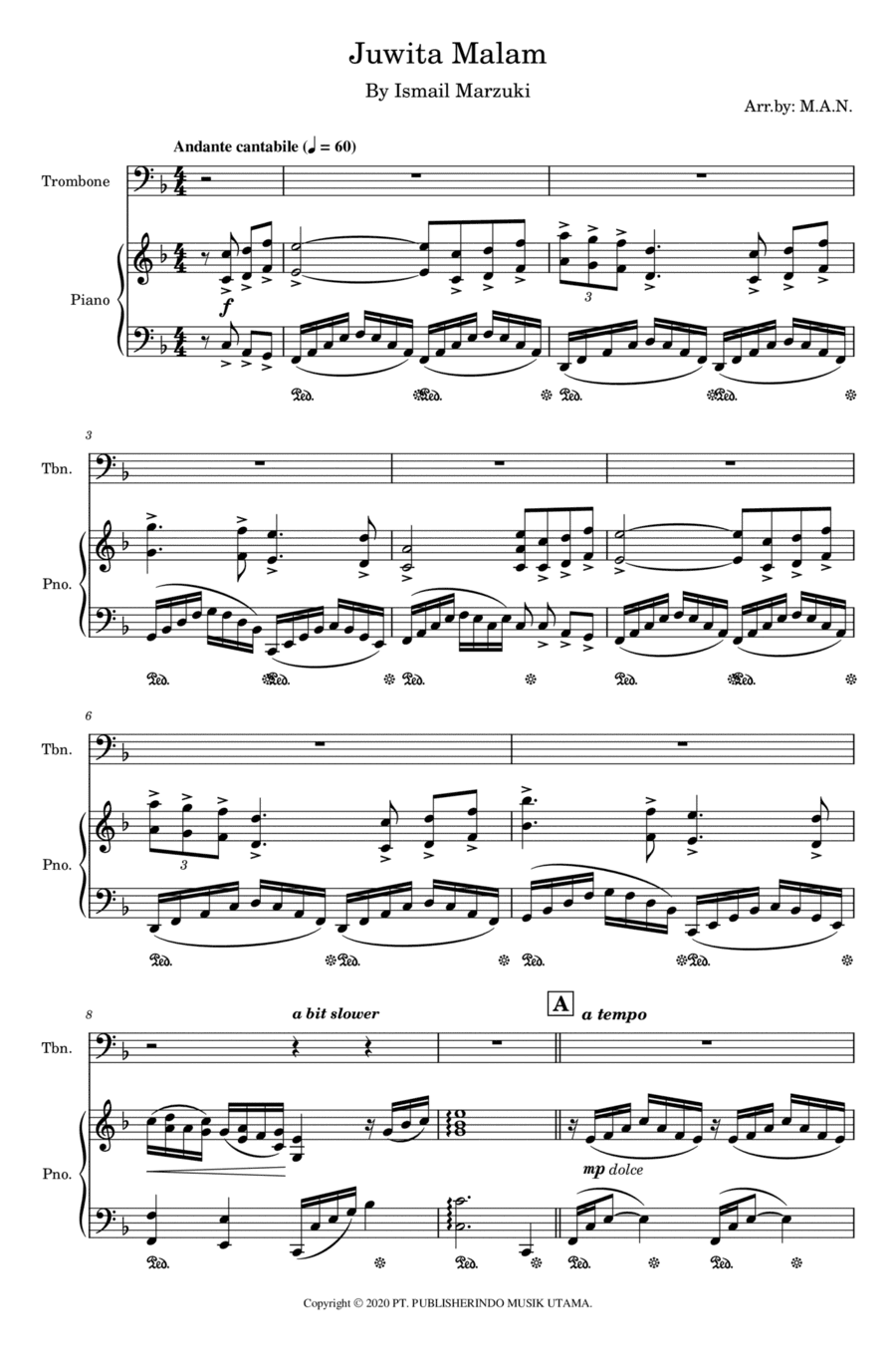 Juwita Malam (arr. Azrai Norzuki (M.A.N.))