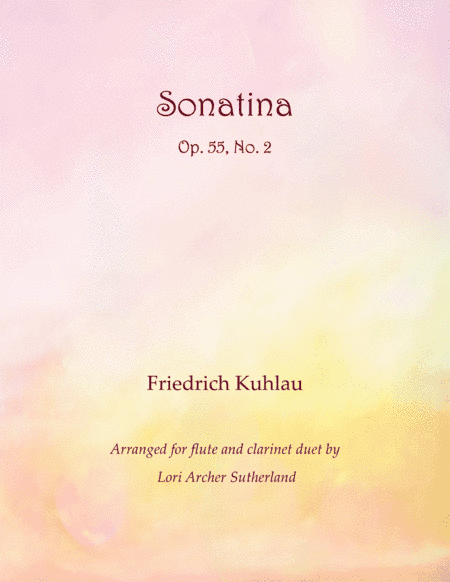 Sonatina Op. 55, No. 2 (arr. Lori Archer Sutherland)