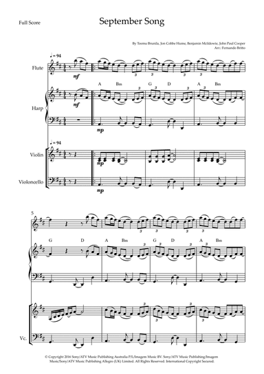 September Song (arr. Fernando Britto)