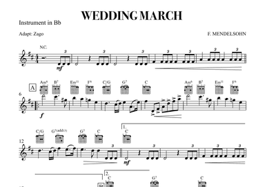 Março de casamento (arr. Zago)