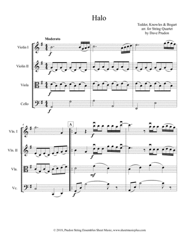 Halo (arr. Dave Prudon)