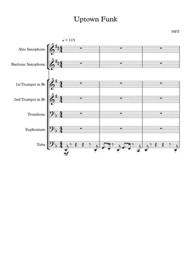 Uptown Funk (arr. MFZ)