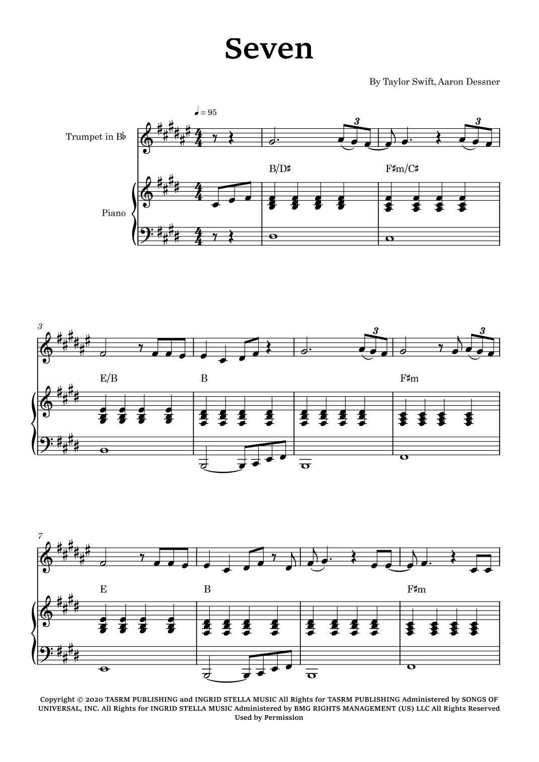 Seven (arr. Glauco Fernandes)